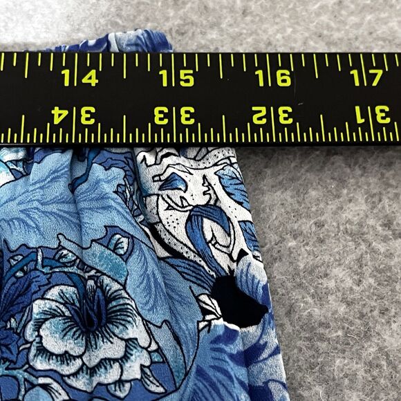 2 Piece Skirt Set Sz 12 Blue Floral Fairy Lace Ruffles Cottagecore Boho Y2k - Picture 13 of 14